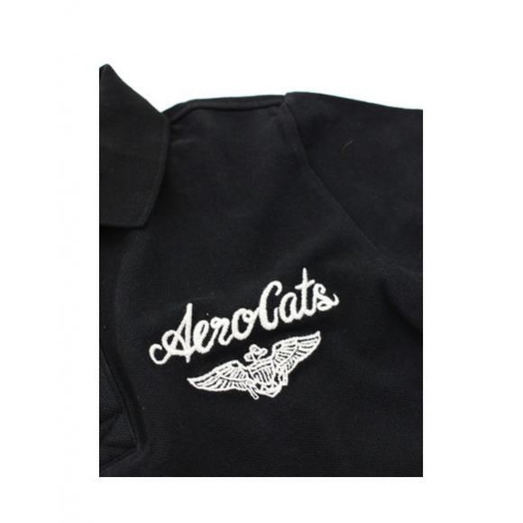 AVIREX WOMENS S/S POLO SHIRT AERO CATSレディース ショート