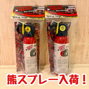 熊スプレー入荷！