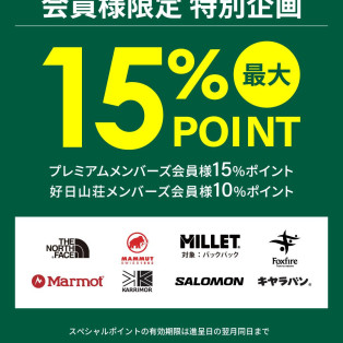 ブランド限定ポイントアップキャンペーン開催中！