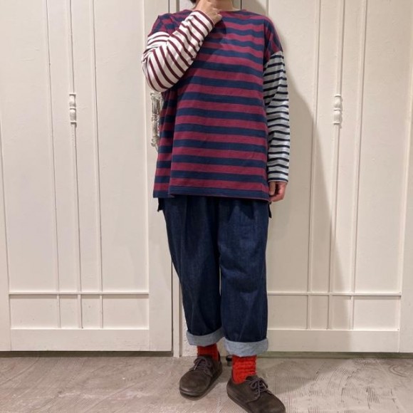 クレイジーボーダーT☆普通の袖バージョン新入荷！！