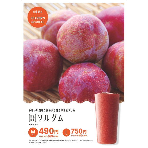 心地いい酸味と爽やかな甘さ『ソルダム』 2025