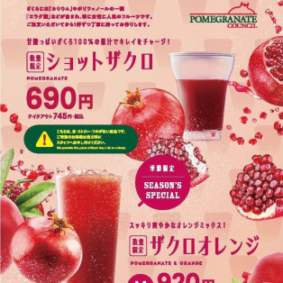 ＜数量限定＞栄養たっぷり“ざくろ”でキレイをチャージ！