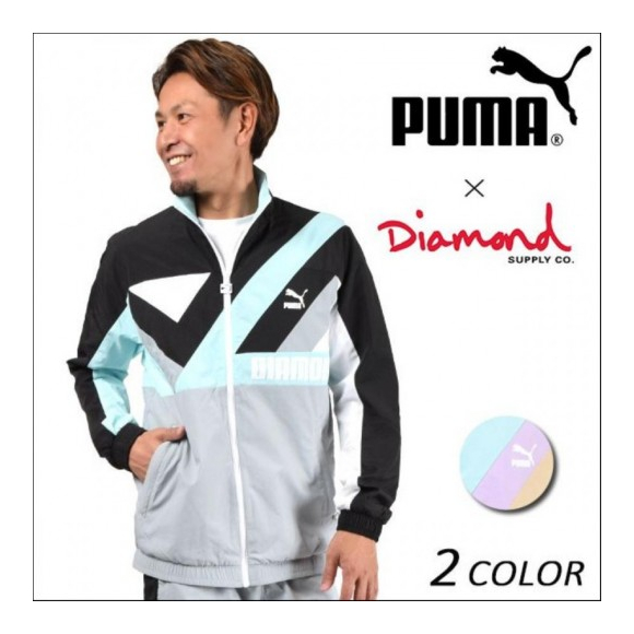 送料無料 メンズ ジャケット PUMA プーマ × Diamond Supply Co