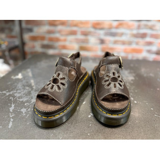 Dr.martens DUNNET FLOWER サンダル KELP BROWN