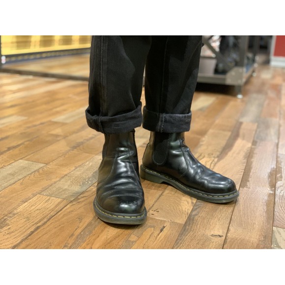 6,350円【極美品】【UK4】Dr.Martens チェルシーブーツ2976YSサイドゴア