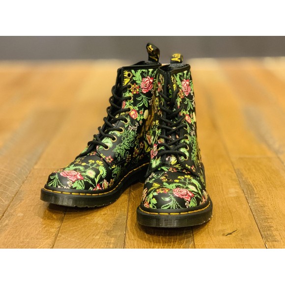 Dr.Martens ボタニカル柄８ホールブーツ | ドクターマーチン・ショップ