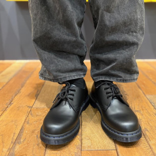Dr.martens 新作　1461 ネイビーソール II 3 ホール シューズ