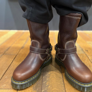 Dr.martens 新作　ANISTONE HI フラワー リガー ブーツ