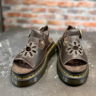 Dr.martens DUNNET FLOWER サンダル KELP BROWN