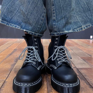 Dr.martens 1460 BEX ホワイトダブルステッチ 8 ホール ブーツ