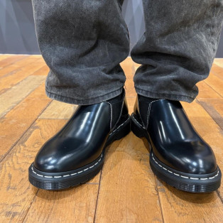 Dr.martens LOUIS ホワイトステッチ スリッポン シューズ