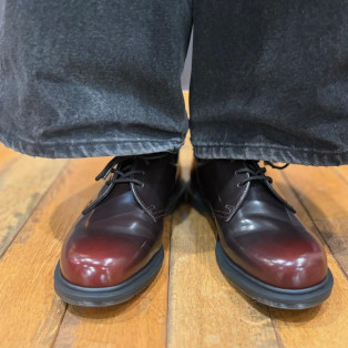 Dr.martens MAYFARE 3 ホール シューズ CHERRY RED