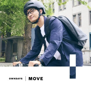 【OWNDAYS｜オンデーズ】「OWNDAYS｜MOVE」フィット感を高める、可動式テンプルエンド搭載モデル