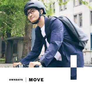 【OWNDAYS｜オンデーズ】「OWNDAYS｜MOVE」フィット感を高める、可動式テンプルエンド搭載モデル