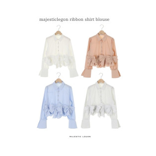 リボンがつくる、上品フェミニン