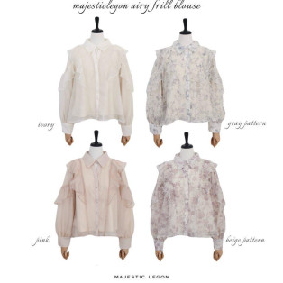 透明感最強！儚げ美女ブラウス♩