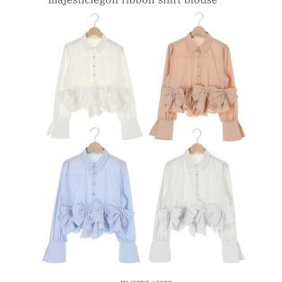 リボンがつくる、上品フェミニン