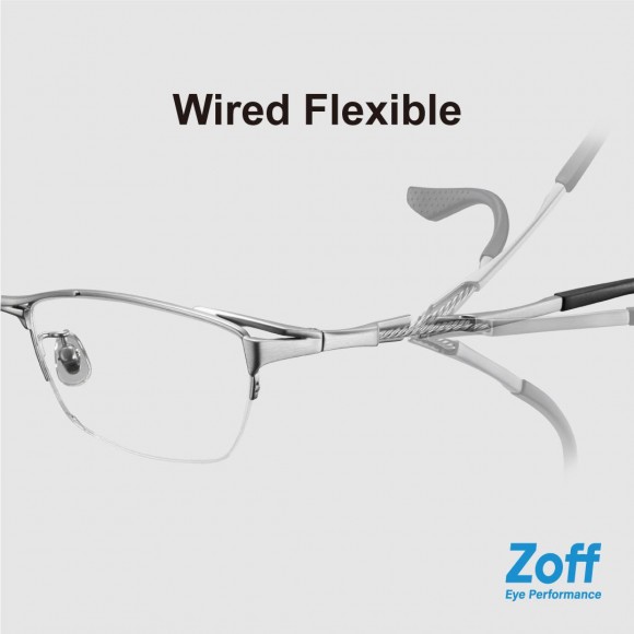 Zoff初！ワイヤー構造の新作ビジネスフレーム「Wired Flexible」が登場！