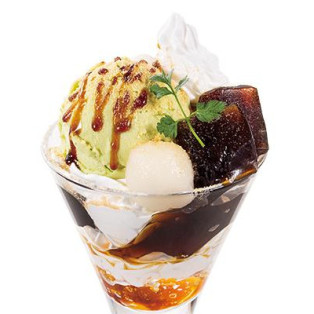 ぷるぷるわらび餅の和風パフェ◇◆◇
