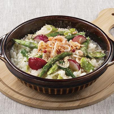 熱々ほっこり♪春野菜のリゾット