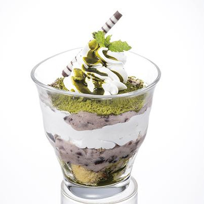 お店で手作り抹茶ティラミスのグラスショートケーキ◆◇◆