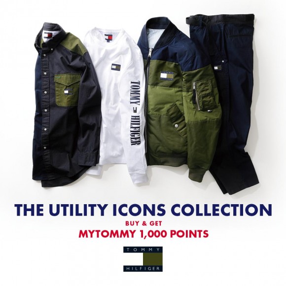 THE UTILITY ICONS COLLECTION 対象商品購入でMYTOMMY 1000ポイント　プレゼント！