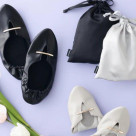 【★入学・入園★】ポケッタブル ルームシューズ フォーレザー