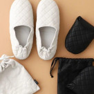 【★入学・入園★】ポケッタブルルームシューズ キルティング 