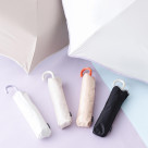 【UV対策】遮光 ウェーブパイピング 折りたたみ傘 50cm