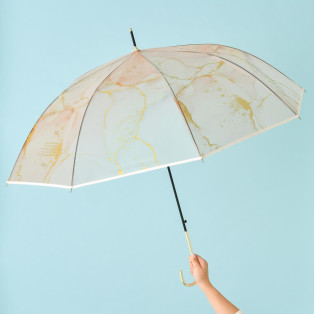 【雨の日】インクアートアンブレラ 長傘 61cm