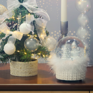 【★Xmas★NEW★】スノードーム スノーマン L