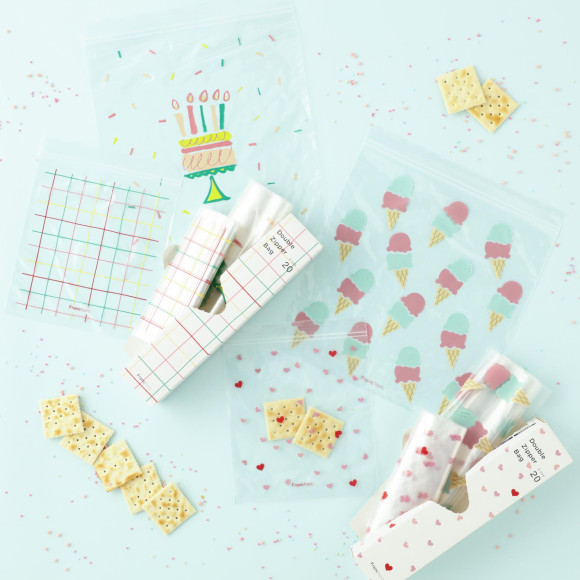 【再入荷】ダブルジッパーバッグ