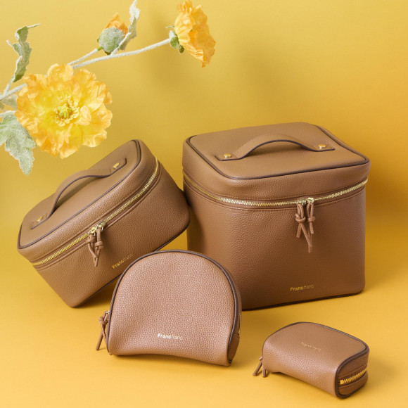 バイカラーポーチ