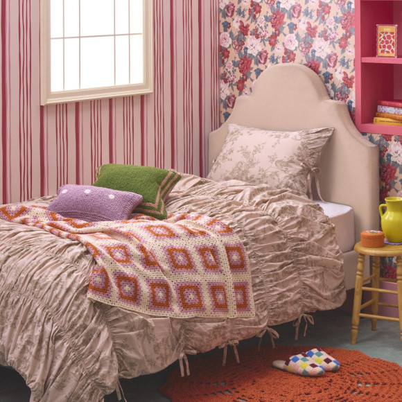 【NEW】ギャザーリボン 掛け布団カバー