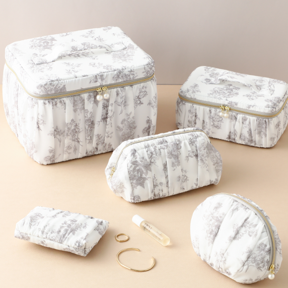 クラシックフラワー　ポーチ