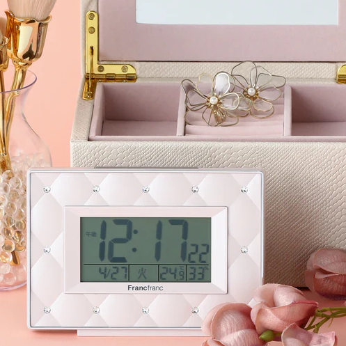 【再入荷】アビスコ 電波デジタルクロック