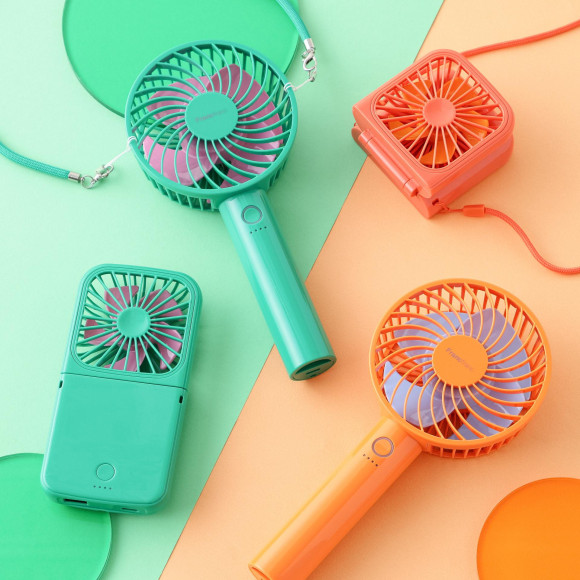 【20％OFF キャンペーン】フレ ハンディファン バイカラー