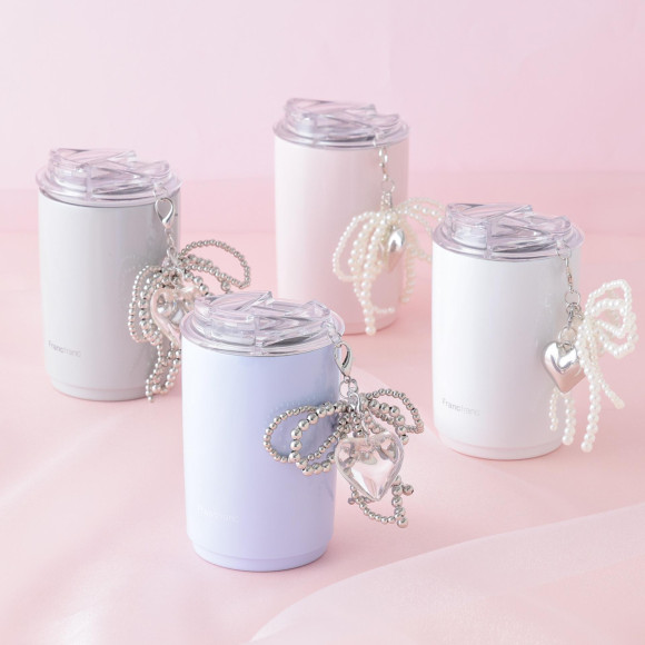 【★NEW★プチギフトにおススメ★】チャーム付き ステンレスタンブラー