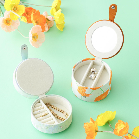 【★NEW★プチギフトにおススメ★】ジャガード ジュエリーボックス