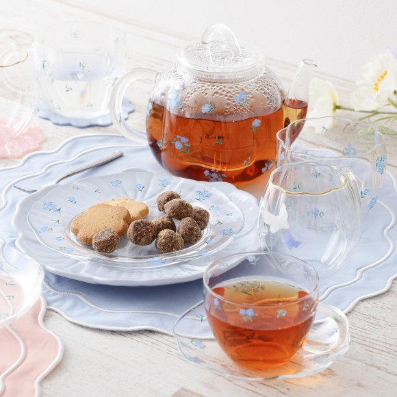 【★NEW★spring　collection★】フラワーガラス マグ 