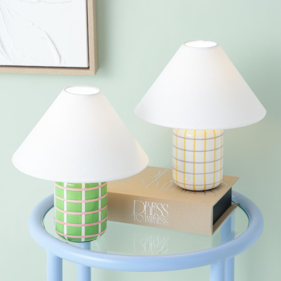 【NEW】プレイドシェードランプ