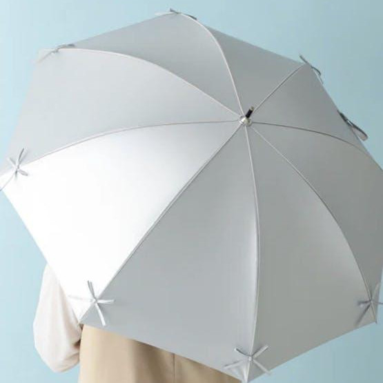 【★人気商品★】遮光 リボン 長傘 50cm