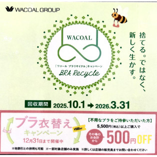 ブラ衣替キャンペーン開催中！