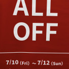 全品10%〜50%OFF! SALE開催!!