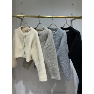 ✴︎ラメシャギーニットパールボタンカーディガン✴︎