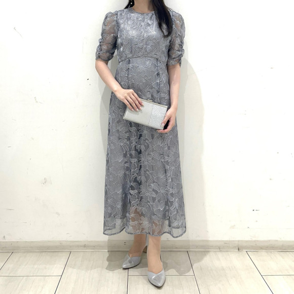 ✴︎アマリリス柄刺繍ドレス✴︎