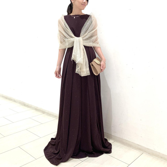 ✴︎✴︎ 秋を感じる エメのスレンダーロングドレス ✴︎✴︎