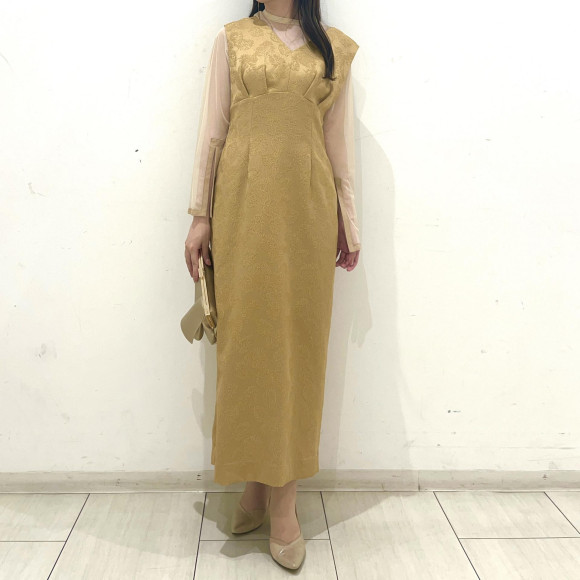 ✴︎ブラウス付きジャガードドレス✴︎