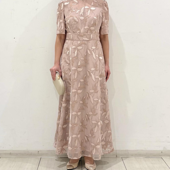 ✴︎ チュール刺繍×ドットチュールプチハイネックフィット＆フレアドレス✴︎