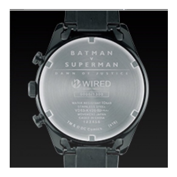 SEIKO WIRED × 映画「バットマン vs スーパーマン」コラボモデル予約